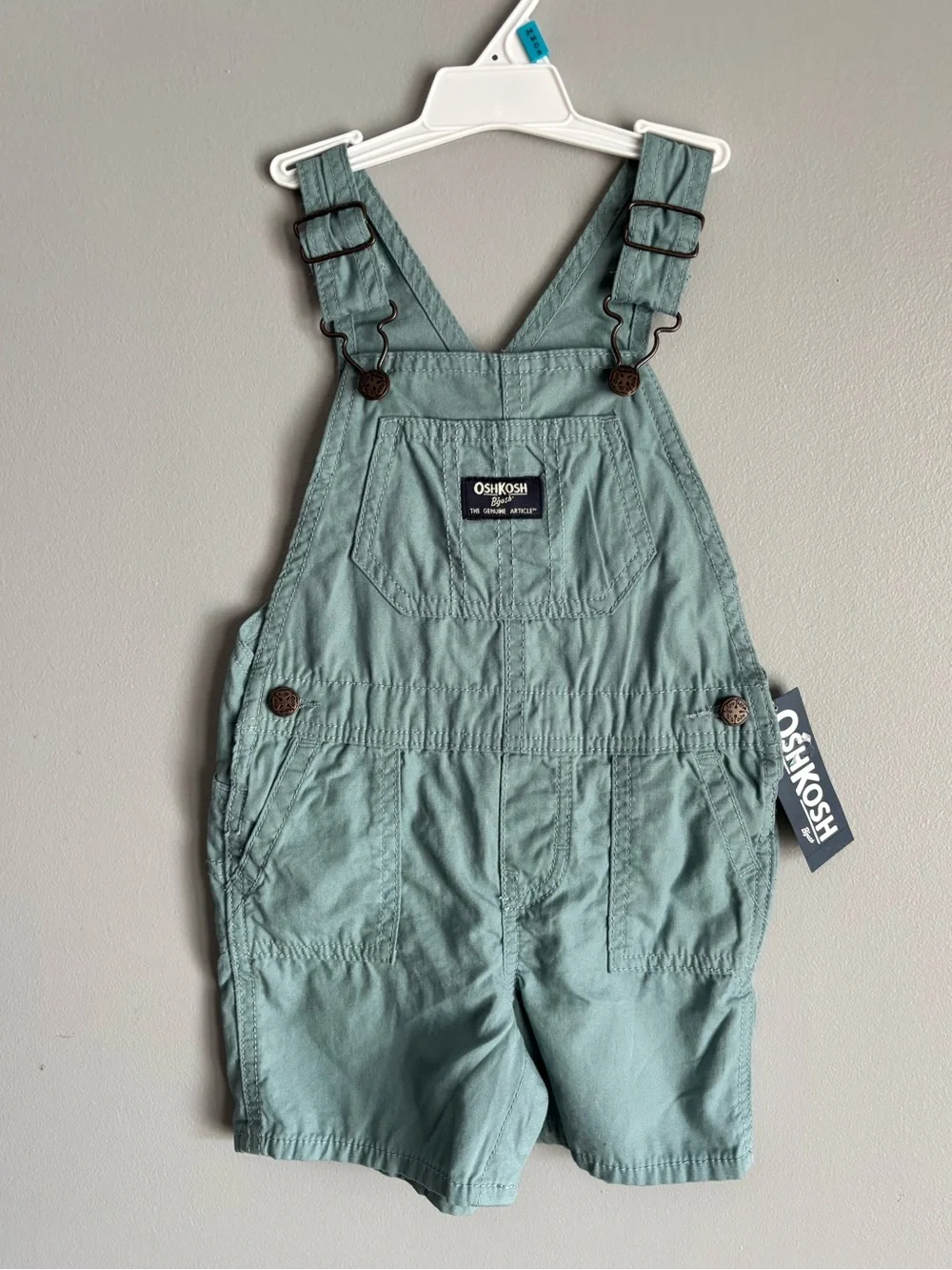 NWT OshKosh B’gosh Baby Toddler Boys Overalls 24 months
